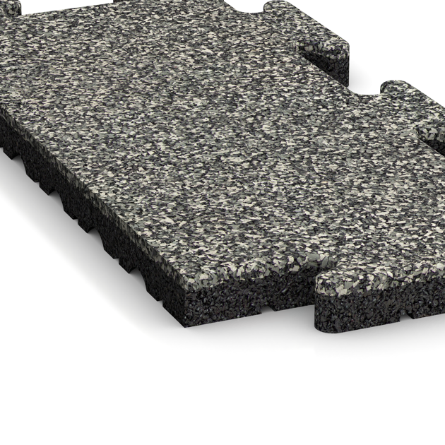 Detailaufnahme der Randausprägung von WARCO-Produkt 4887, Randplatte HD, Format 500 x 235 x 30 mm, Farbe Grauer Granit.