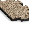 Detailaufnahme der Randausprägung von WARCO-Produkt 4852, Randplatte, Format 500 x 235 x 30 mm, Farbe Travertin.