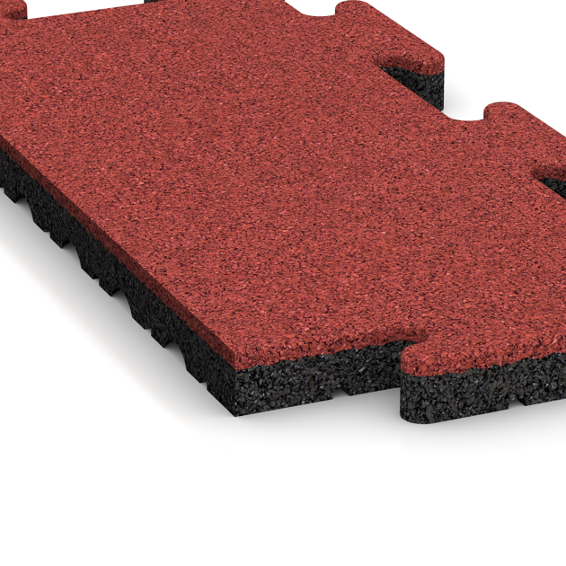 Detailaufnahme der Randausprägung von WARCO-Produkt 5313, Randplatte, Format 500 x 235 x 30 mm, Farbe Rose.