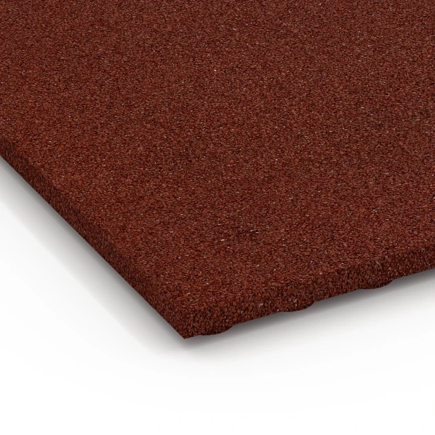 Detailaufnahme der Randausprägung von WARCO-Produkt 6645, Stallplatte, Format 100 x 50 x 3 cm, Farbe Ziegelrot.