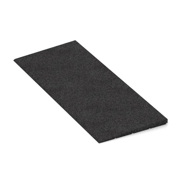 Detailaufnahme der Randausprägung von WARCO-Produkt 2308, Übergangsrampe 75 cm, Format 750 x 300 mm | 8 <  25 mm, Farbe Anthrazit.