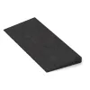 Detailaufnahme der Randausprägung von WARCO-Produkt 2508, Übergangsrampe 75 cm, Format 750 x 300 mm | 8 <  50 mm, Farbe Anthrazit.