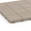 Detailaufnahme der Randausprägung von WARCO-Produkt 6238, Tafelmuster – Klickfliese, Format 38,5 x 38,5 x 2 cm, Farbe Vanille.