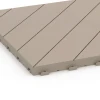 Detailaufnahme der Randausprägung von WARCO-Produkt 6327, Fischgrät – Klickfliese, Format 38,5 x 38,5 x 2 cm, Farbe Vanille.