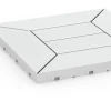 Detailaufnahme der Randausprägung von WARCO-Produkt 6352, Kassettenmuster – Klickfliese, Format 30 x 30 x 2 cm, Farbe Kreide.