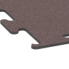 Detailaufnahme der Randausprägung von WARCO-Produkt 6145, Fitness Performance Elite Trainingsboden, Format 100 x 100 x 1 cm | 1,00 m², Farbe Mineralrot.