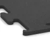 Detailaufnahme der Randausprägung von WARCO-Produkt 3751, Fitness Performance Elite Trainingsboden, Format 500 x 500 x 20 mm, Farbe Anthrazit.