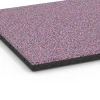 Detailaufnahme der Randausprägung von WARCO-Produkt 6418, Fallschutzplatte – 90 cm, Format 50 x 50 x 3 cm, Farbe Lavendel.