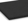 Detailaufnahme der Randausprägung von WARCO-Produkt 6127, Fallschutzplatte – 95 cm, Format 50 x 50 x 3 cm | 0,25 m², Farbe Anthrazit.
