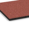 Detailaufnahme der Randausprägung von WARCO-Produkt 6288, Fallschutzplatten, Format 50 x 50 x 3 cm | 0,25 m², Farbe Tomatenrot.