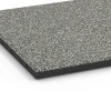 Detailaufnahme der Randausprägung von WARCO-Produkt 6414, Fallschutzmatte EPDM – 90 cm, Format 50 x 50 x 3 cm | 0,25 m², Farbe Grauer Granit.