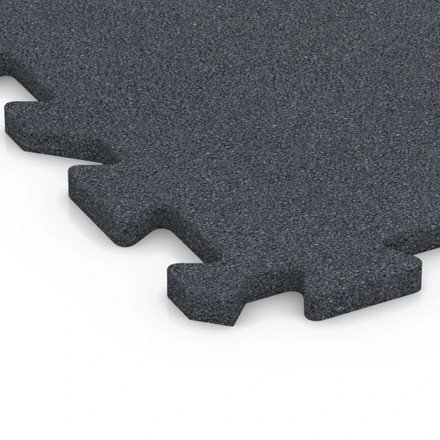 Detailaufnahme der Randausprägung von WARCO-Produkt 6412, Balkonboden, Format 50 x 50 x 2 cm | 0,25 m², Farbe Schiefergrau.
