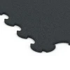 Detailaufnahme der Randausprägung von WARCO-Produkt 7086, Hunde-Bodenschutzmatte, Format 102,5 x 102,5 x 1,5 cm | 1,05 m², Farbe Anthrazit.