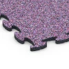 Detailaufnahme der Randausprägung von WARCO-Produkt 6783, Gymnastikmatte, Format 44,6 x 44,6 x 1,8 cm, Farbe Lavendel.