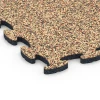 Detailaufnahme der Randausprägung von WARCO-Produkt 6826, Fitness Active Floor System, Format 44,6 x 44,6 x 1,8 cm, Farbe Terra Cotta.