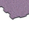 Detailaufnahme der Randausprägung von WARCO-Produkt 6873, Fitness Max Floor System, Format 97,1 x 97,1 × 1,8 cm, Farbe Lavendel.