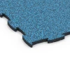 Detailaufnahme der Randausprägung von WARCO-Produkt 6857, Fitness Active Floor System, Format 97,1 x 97,1 x 2,8 cm, Farbe Atlantik.