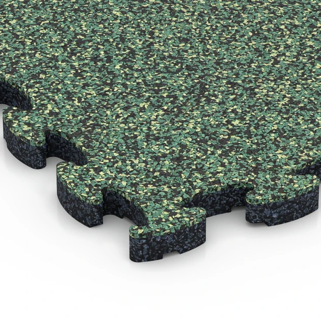 Detailaufnahme der Randausprägung von WARCO-Produkt 6771, Poolumrandung, Format 28,9 x 28,9 x 1,8 cm, Farbe Englischer Rasen.