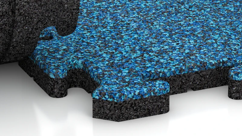 Puzzleverbindung mit leicht gerundeter Fase