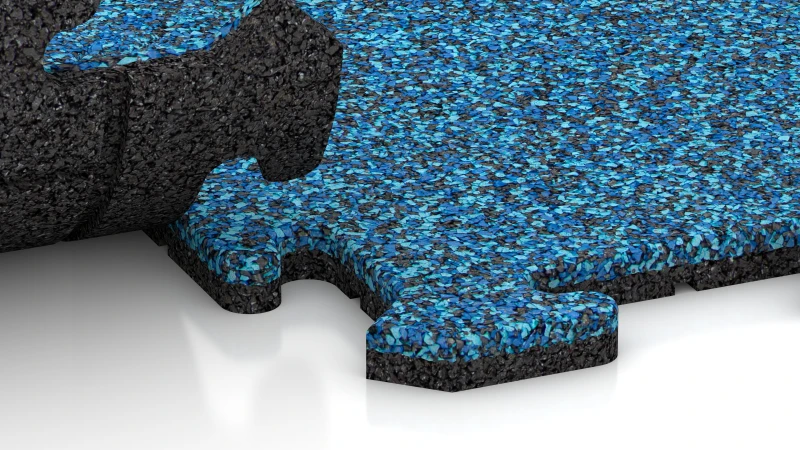 Puzzleverbindung mit leicht gerundeter Fase