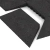 Großaufnahme vom Verbindungssystem von WARCO-Boden 2076 - rechte Eck-Keilhälfte im Farbdesign Anthrazit. Abmessungen 750 x 300 mm | 8 <  50 mm.