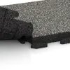 Großaufnahme vom Verbindungssystem von WARCO-Boden 1431 - Gehwegplatte im Farbdesign Grauer Granit. Abmessungen 500 x 500 x 50 mm.