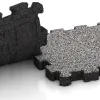 Großaufnahme vom Verbindungssystem von WARCO-Boden 5227 - Poolfliese Fugenlos im Farbdesign Grau Melange. Abmessungen 306 x 306 x 30 mm.