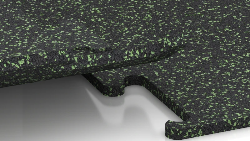 Ausgeschnittene Puzzleverbindung ohne Fase