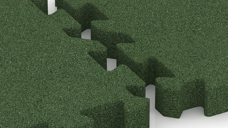 Puzzleverbindung mit leicht gerundeter Fase
