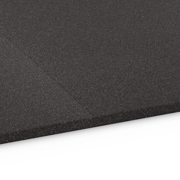 Großaufnahme vom Verbindungssystem von WARCO-Boden 6656 - Funktionsplatte Kl. 3 im Farbdesign Anthrazit. Abmessungen 104 x 104 x 1,8 cm.