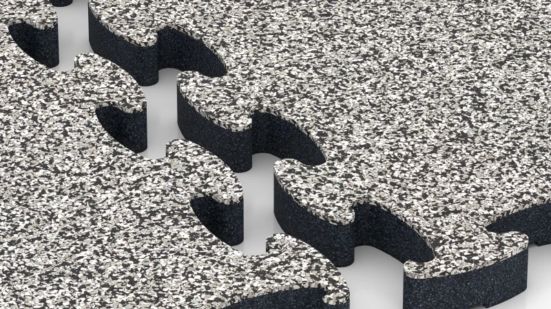 Optimierte Puzzleverzahnung ohne Fase