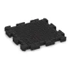 Aufsicht auf die Unterseite, also die Bodenseite von WARCO-Formteil 4015 - Hunde-Sportboden HD im Format 500 x 500 x 40 mm.