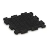 Aufsicht auf die Unterseite, also die Bodenseite von WARCO-Formteil 2761 - Fitness-Bodenschutzmatte HD im Format 500 x 500 x 30 mm.