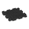 Aufsicht auf die Unterseite, also die Bodenseite von WARCO-Formteil 5878 - Indoor-Klickfliese im Format 500 x 500 x 30 mm.