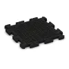 Aufsicht auf die Unterseite, also die Bodenseite von WARCO-Formteil 2827 - Fitness-Bodenschutzmatte HD im Format 500 x 500 x 30 mm.