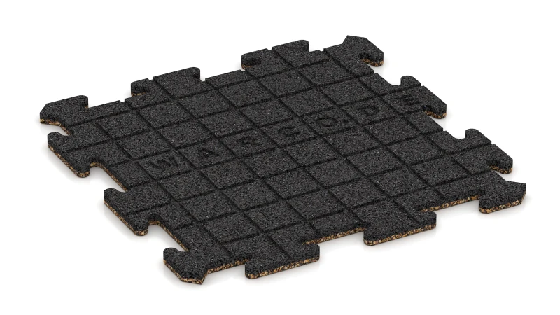 Entwässerungsrillen in quadratischer Anordnung - 4 mm tief