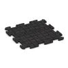 Aufsicht auf die Unterseite, also die Bodenseite von WARCO-Formteil 0176 - Treppenbelag im Format 500 x 500 x 18 mm.