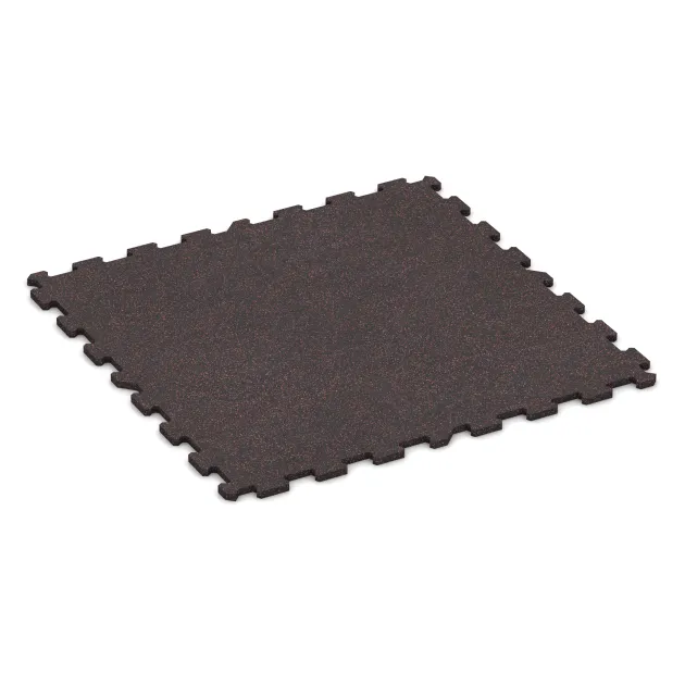 Aufsicht auf die Unterseite, also die Bodenseite von WARCO-Formteil 1126 - Fitnessboden Kompakt im Format 970 x 970 x 16 mm | 0,94 m².