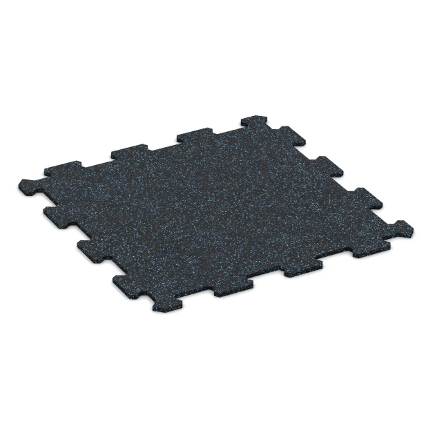 Aufsicht auf die Unterseite, also die Bodenseite von WARCO-Formteil 0917 - Fitnessboden Kompakt im Format 485 x 485 x 8 mm | 0,235 m².