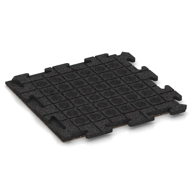 Aufsicht auf die Unterseite, also die Bodenseite von WARCO-Formteil 1169 - Gehwegplatte im Format 500 x 500 x 30 mm.