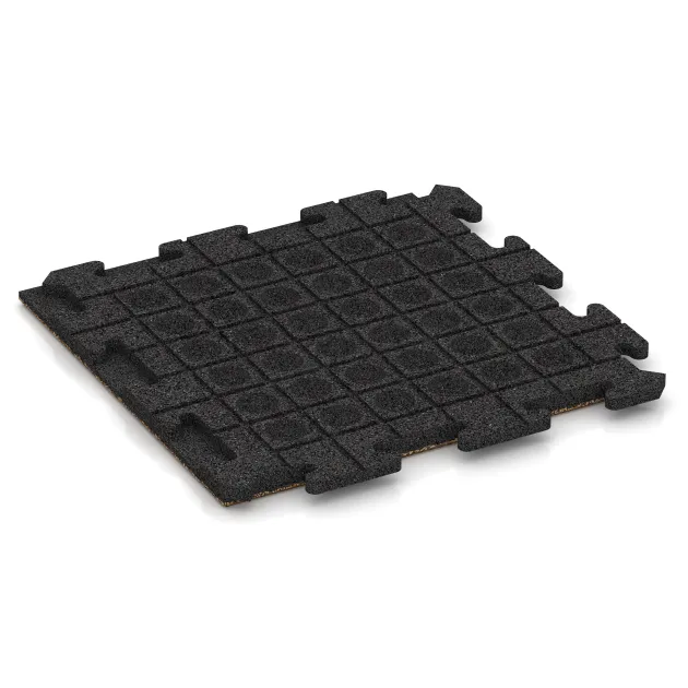 Aufsicht auf die Unterseite, also die Bodenseite von WARCO-Formteil 5786 - Event-Boden im Format 500 x 500 x 30 mm.