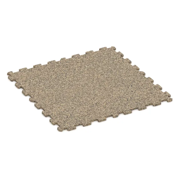 Aufsicht auf die Unterseite, also die Bodenseite von WARCO-Formteil 1090 - Treppenfliese im Format 970 x 970 x 16 mm.