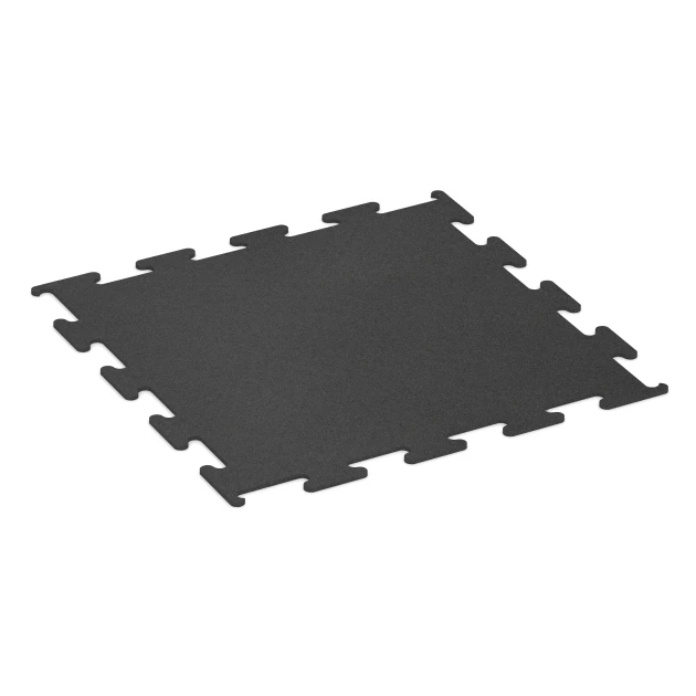 Aufsicht auf die Unterseite, also die Bodenseite von WARCO-Formteil 6157 - Fitness Performance Elite Trainingsboden im Format 100 x 100 x 1 cm | 1,00 m².