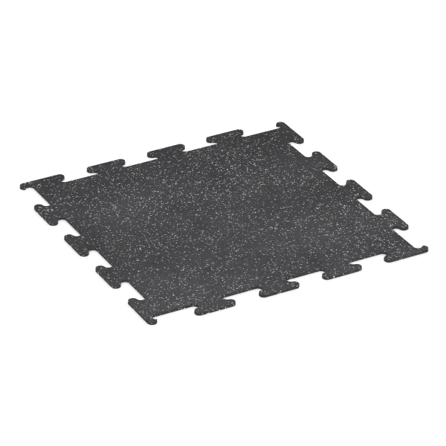 Aufsicht auf die Unterseite, also die Bodenseite von WARCO-Formteil 3776 - Fitness Performance Elite Trainingsboden im Format 100 x 100 x 1 cm | 1,00 m².