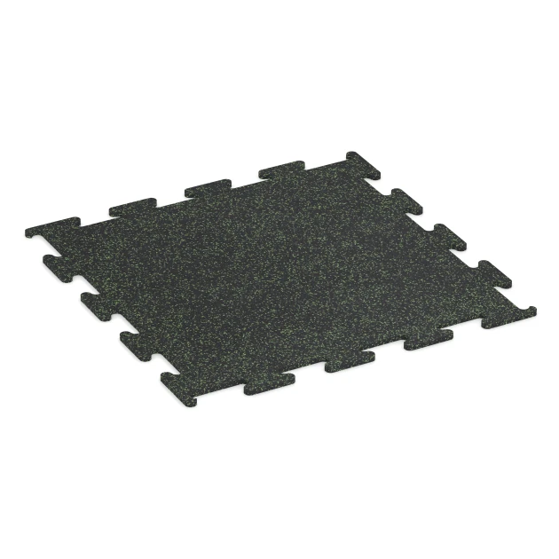 Aufsicht auf die Unterseite, also die Bodenseite von WARCO-Formteil 3759 - Fitness Performance Elite Trainingsboden im Format 100 x 100 x 1,5 cm | 1,00 m².