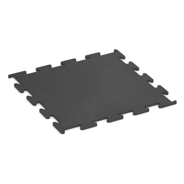 Aufsicht auf die Unterseite, also die Bodenseite von WARCO-Formteil 6150 - Fitness Performance Elite Trainingsboden im Format 100 x 100 x 2 cm | 1,00 m².