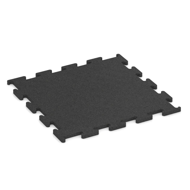 Aufsicht auf die Unterseite, also die Bodenseite von WARCO-Formteil 6165 - Fitness Performance Elite Trainingsboden im Format 50 x 50 x 1,5 cm | 0,25 m².