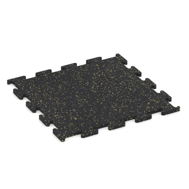 Aufsicht auf die Unterseite, also die Bodenseite von WARCO-Formteil 3768 - Fitness Performance Elite Trainingsboden im Format 50 x 50 x 1,5 cm | 0,25 m².