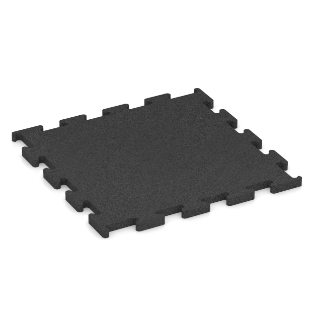 Aufsicht auf die Unterseite, also die Bodenseite von WARCO-Formteil 6167 - Fitness Performance Elite Trainingsboden im Format 50 x 50 x 2 cm | 0,25 m².