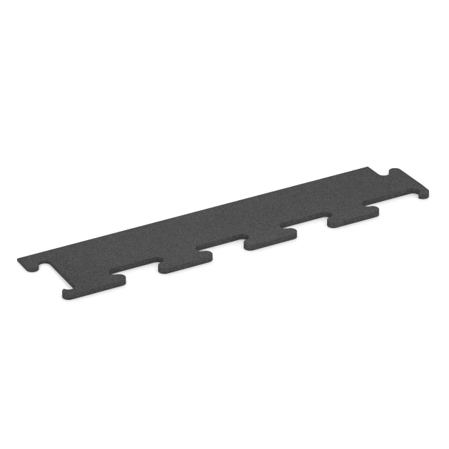Aufsicht auf die Unterseite, also die Bodenseite von WARCO-Formteil 6593 - Randrampe Fitness Performance Elite im Format 100 × 20 cm | 0,5 < 1,5 cm.